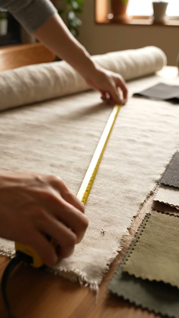 Measuring a reupholstery project before ordering fabric